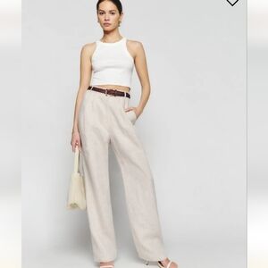 Reformation Mason Linen Pant